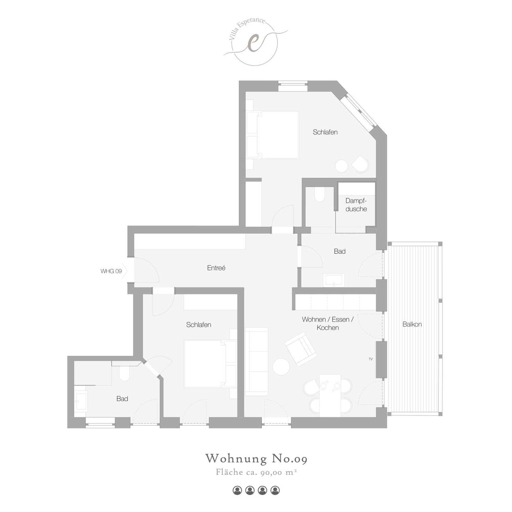 Villa Esperance Остзебад Бинц Номер фото
